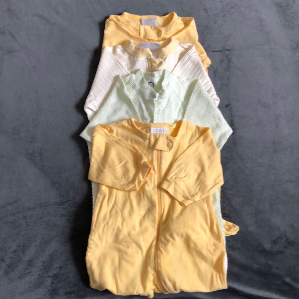3-6 month onesies pajamas